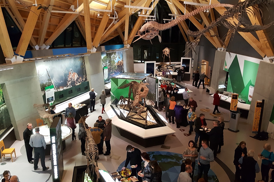Fossil Country on Canvas exhibit opening reception