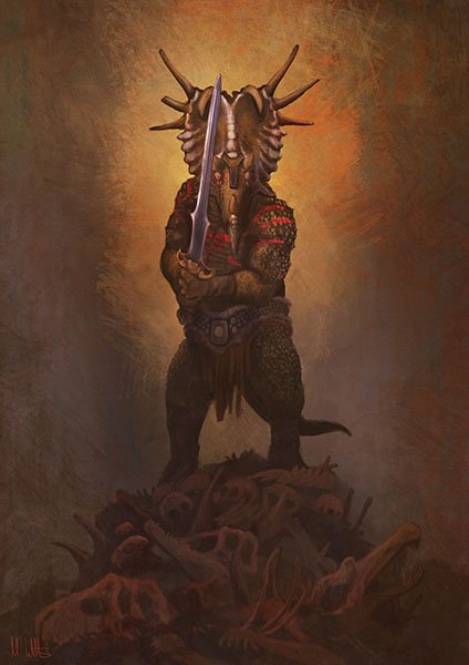 Art by Mark Witton for PaleoGames’ Dr. Dhrolin’s Dictionary of Dinosaurs (2023).