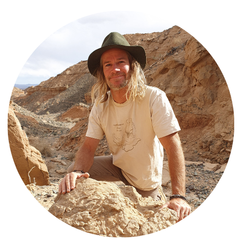 Dr. Phil Bell in the field.
